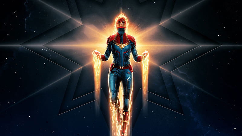 Captain Marvel New Poster 2019, captain-marvel, movies, 2019-movies, poster, HD wallpaper