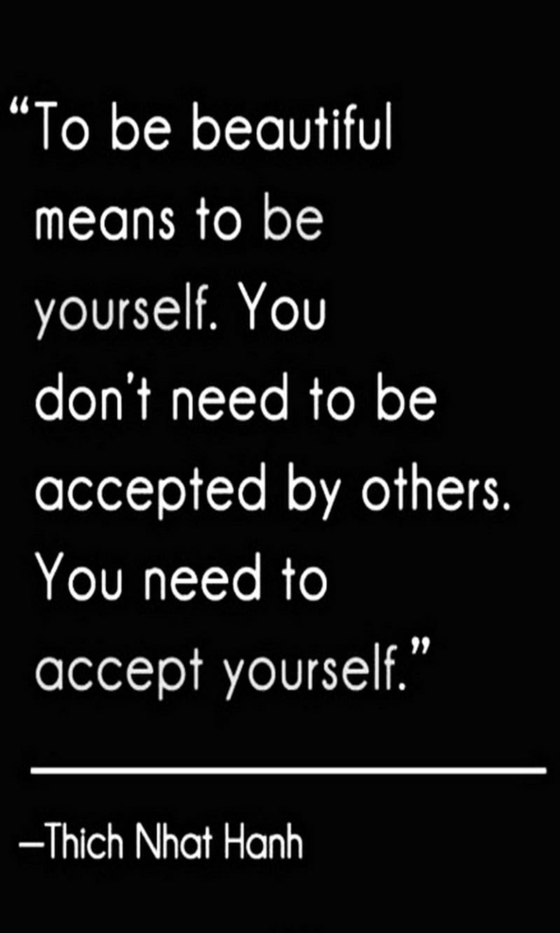 Accept Yourself, bonito, need, HD phone wallpaper | Peakpx