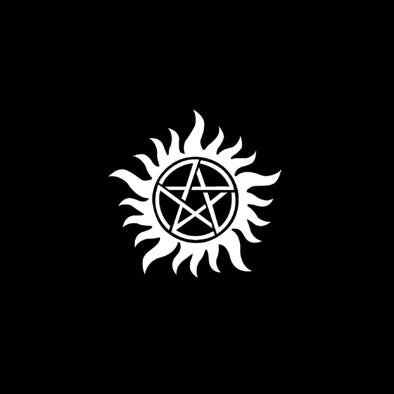 Supernatural logo, logo, star, supernatural, HD phone wallpaper