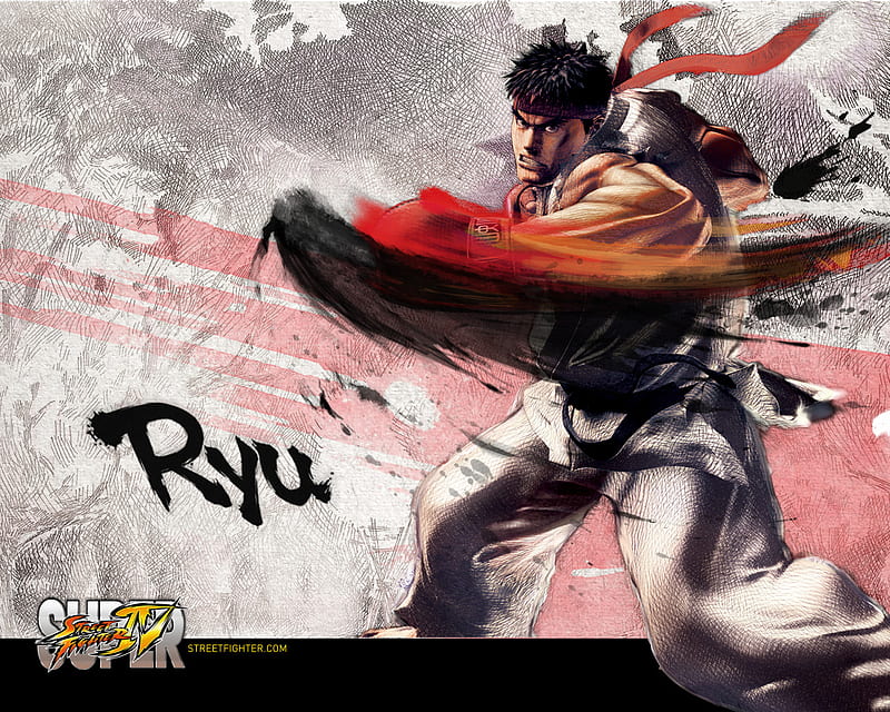 Super street fighter IV, Ryu, video game, ps3, 360, super street ...