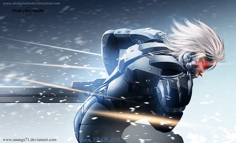 Metal Gear Rising Revengeance, epic, warrior, augmented, cyber, robot, HD wallpaper