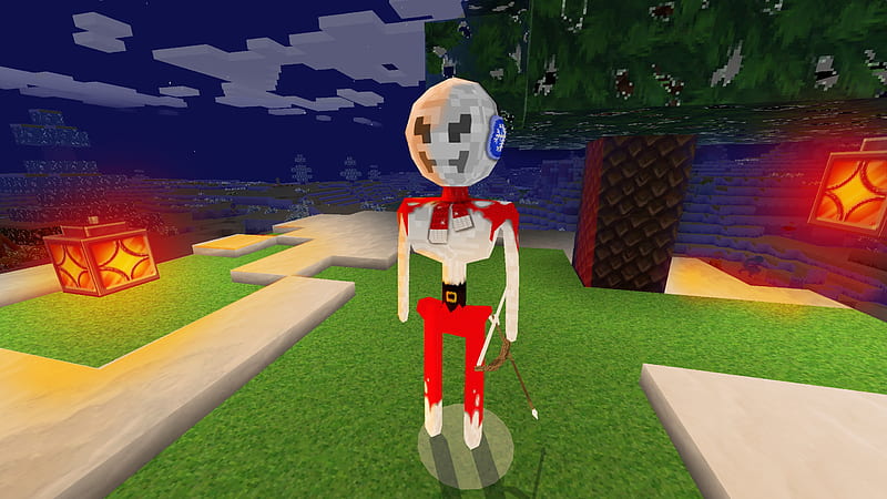 Skeleton Tries a Christmas Look in RealmCraft Minecraft StyleGame, open world game, gaming, playgames, pixel games, mobile games, realmcraft, sandbox, minecraft, games action, game, minecrafters, pixel art, art, 3d building games, pixel, fun, adventure, building, 3d, minecraft, HD wallpaper