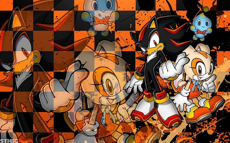 Video Game, Shadow The Hedgehog, Sonic Advance, Cheese The Chao, Cream The Rabbit, Sonic, HD wallpaper