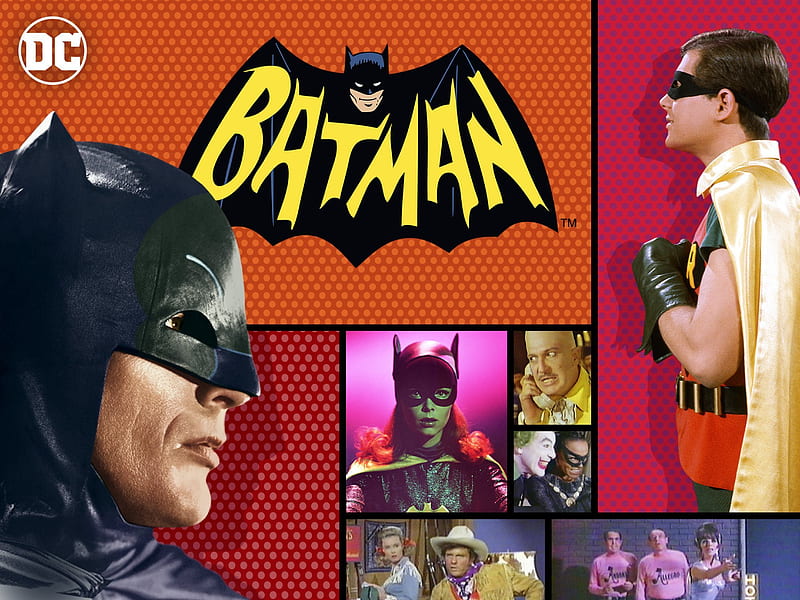 Batman, Adam West, Batman (TV Show), Bruce Wayne, Burt Ward, Dick Grayson, Robin (DC Comics), HD wallpaper