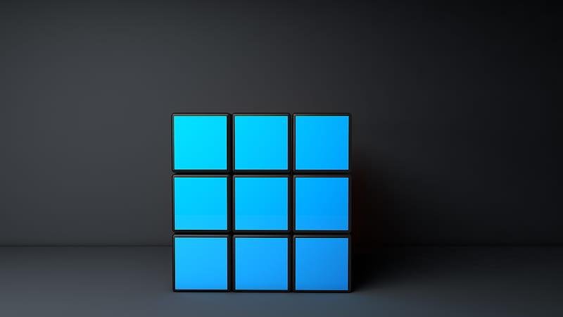 Rubik's Cube Abstract, HD wallpaper