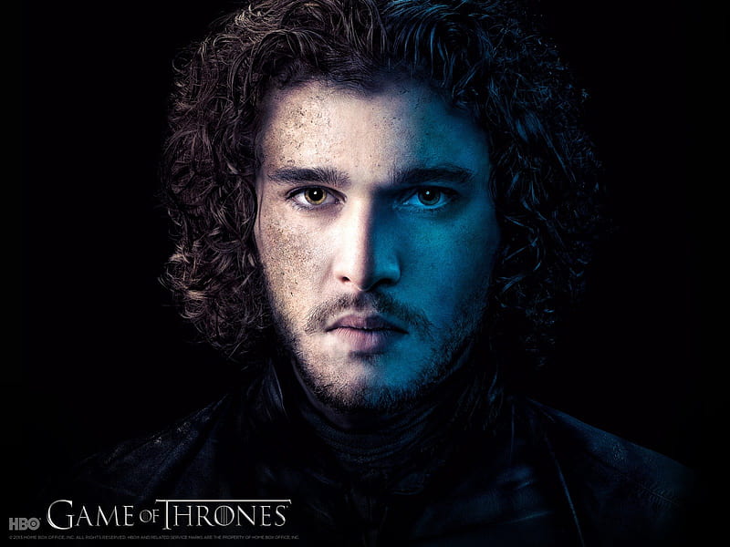 Game of Thrones - Jon Snow, house, westeros, game, show, fantasy, tv show, George R R Martin, Jon Snow, GoT, essos, Stark, fantastic, HBO, Kit Harington, a song of ice and fire, Game of Thrones, thrones, medieval, entertainment, The Nights Watch, skyphoenixx1, HD wallpaper