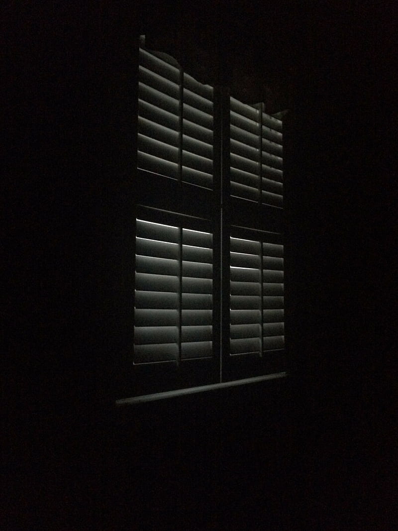 window, blinds, dark, HD phone wallpaper
