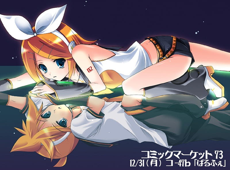 The other side of the mirror, Mirror, Vocaloid, 02, Kagamine Rin, Project Diva, Kagamine Len, HD wallpaper