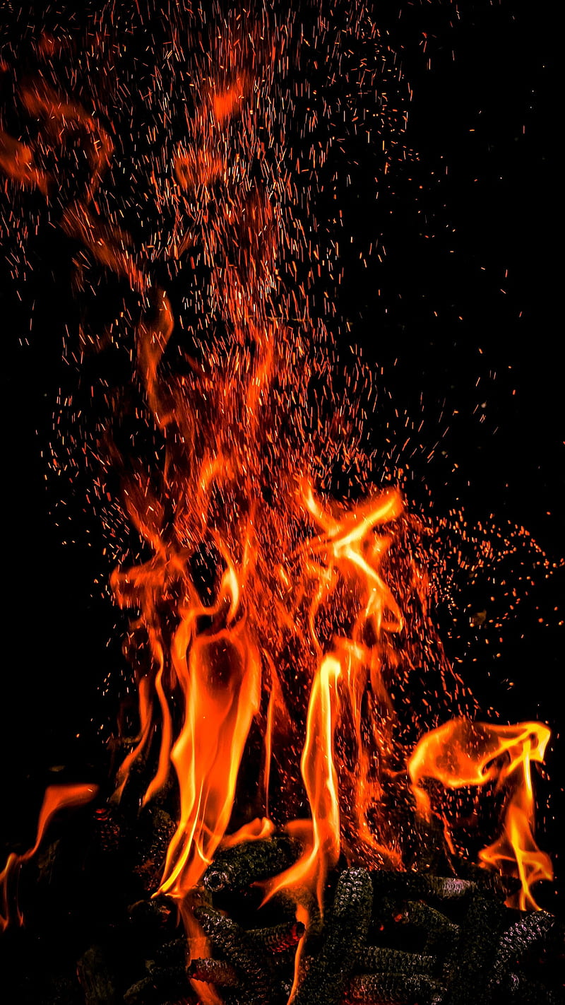 Black Fire Wallpapers - Top Free Black Fire Backgrounds - WallpaperAccess