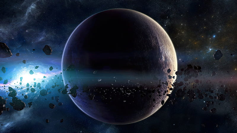 Sci Fi, Space, Asteroid, Planet, HD wallpaper