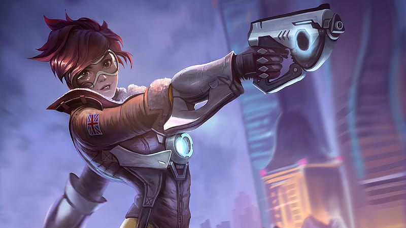 tracer wallpaper - http://wallpapersko.com/tracer-wallpaper.html HD  Wallpapers Download | Overwatch wallpapers, Tracer art, Overwatch tracer