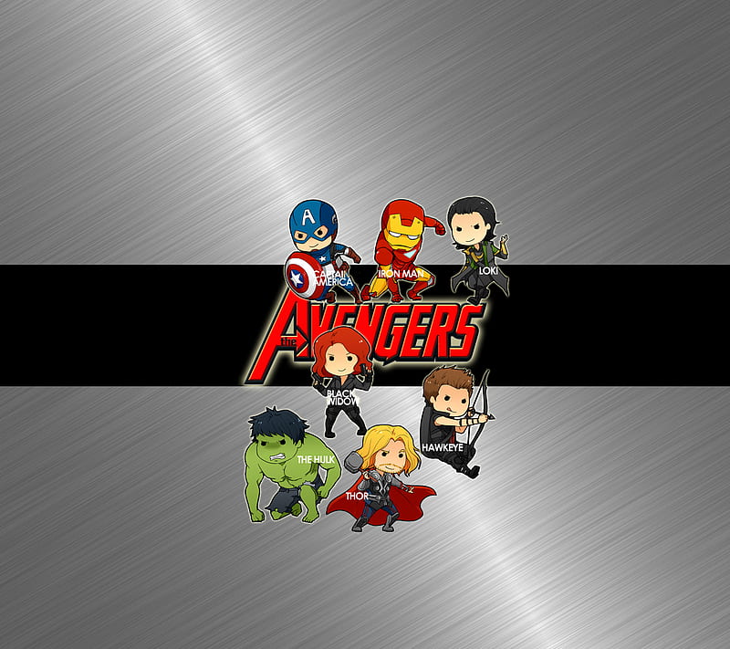 Cute Avengers Chibi Little Avengers HD phone wallpaper  Pxfuel