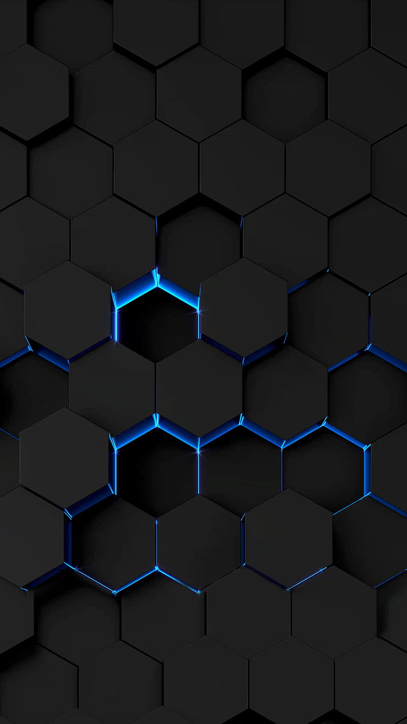 Hexagon, edge, black gold edge, galaxy, gold, black, green, turtle,  original, HD phone wallpaper | Peakpx