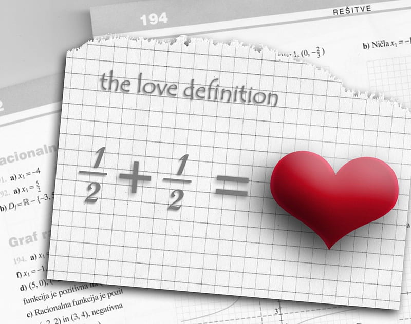 Heart mathematics, Card, Heart, Calculation, Conceptual, HD wallpaper