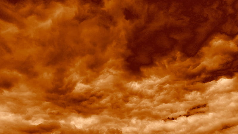 burning sky, red, burn, cloud, sky, HD wallpaper