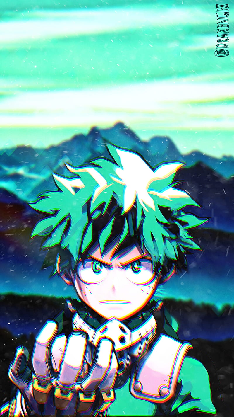 Midoriya, bnha, goku, my hero academia, HD phone wallpaper