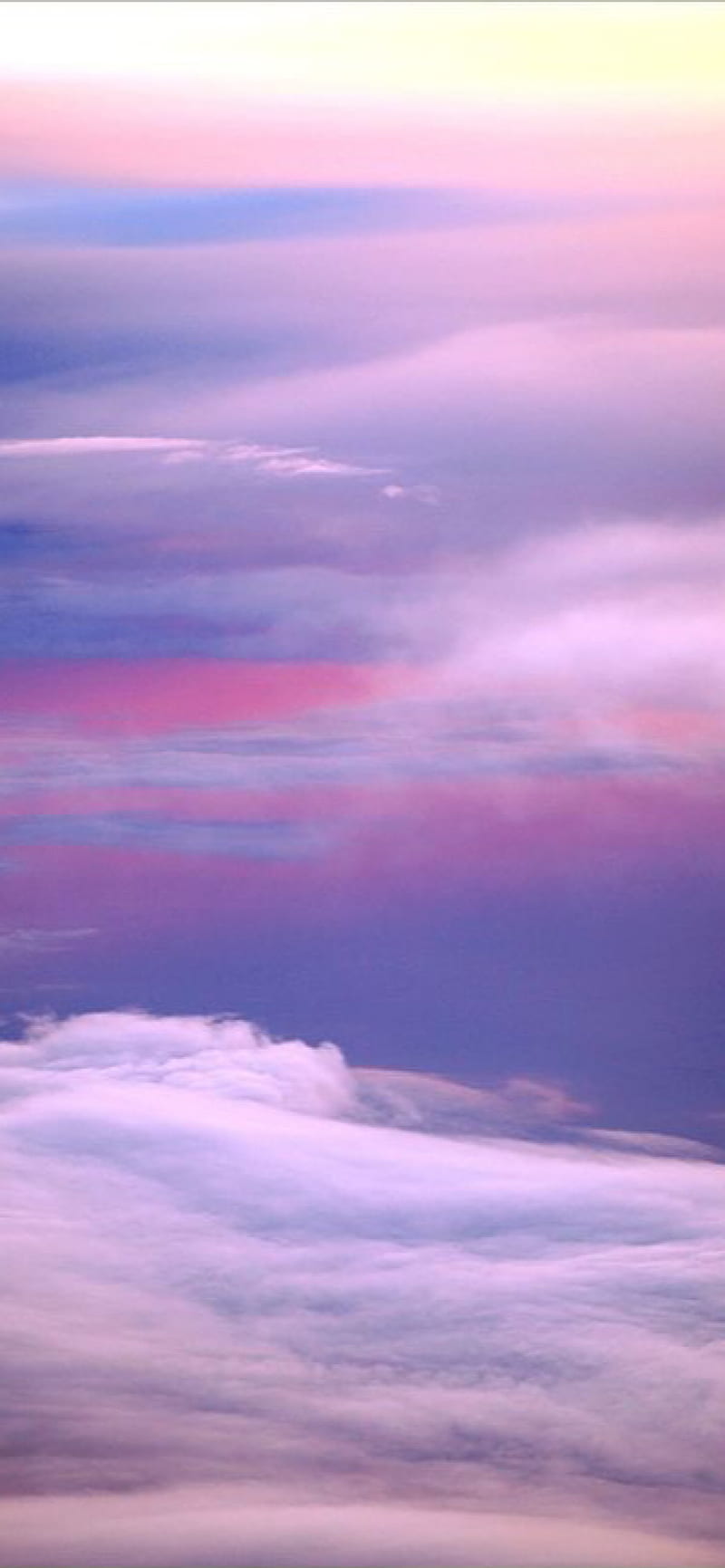 Download Sea Of Clouds With Pastel Rainbow Wallpaper  Wallpaperscom