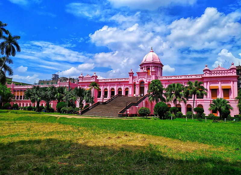 Ahsan Manjil, bangladesh, dhaka, heritage, mansion, palace, HD wallpaper