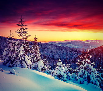 HD winter landscape wallpapers | Peakpx