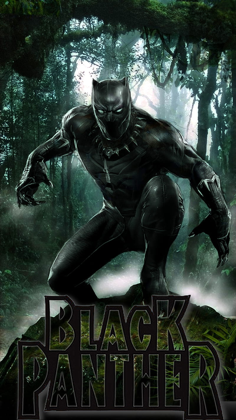 black panther, black, marvel, panther, HD phone wallpaper