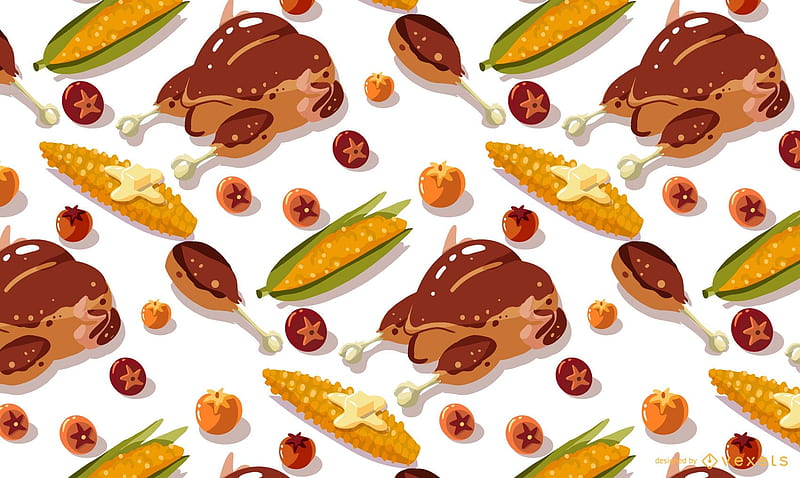 Pattern, white, attern, corn, thanksgiving, vexels, texture, HD wallpaper