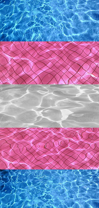 trans flag, aesthetic, lgbt, lgbtq, pink, pool, trans, transgender, water, HD phone wallpaper
