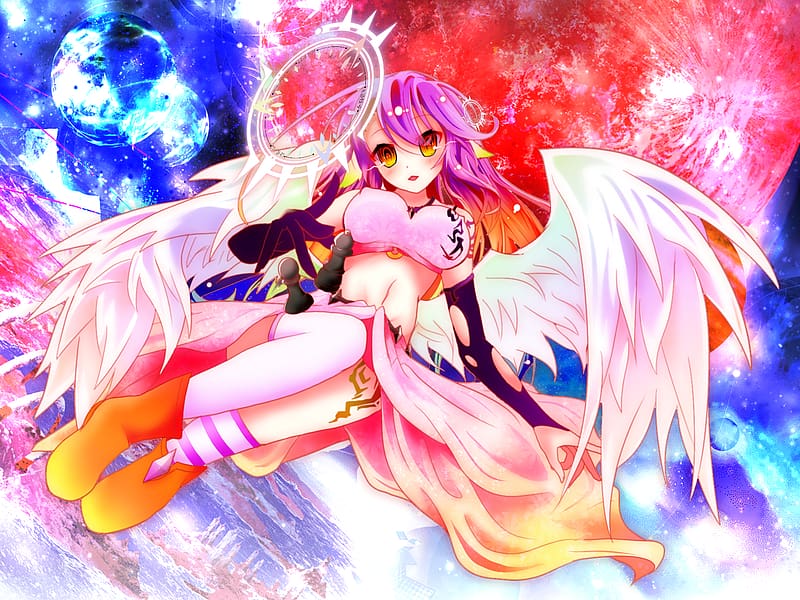 Anime, No Game No Life, Jibril (No Game No Life), HD wallpaper