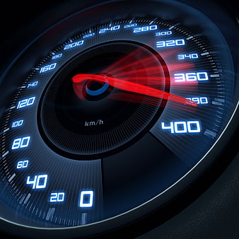 Speedometer, auto, meter, speed, HD wallpaper