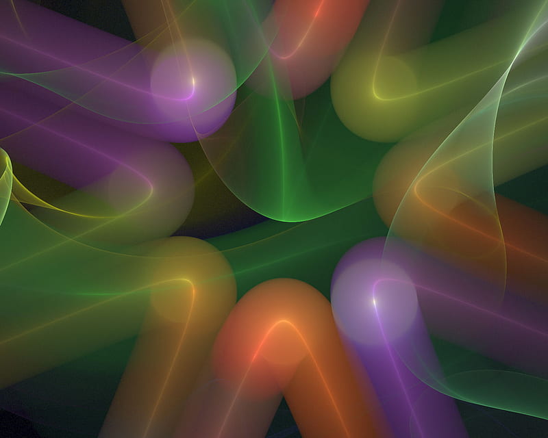 Tubers, abstract, 3d and cg, HD wallpaper