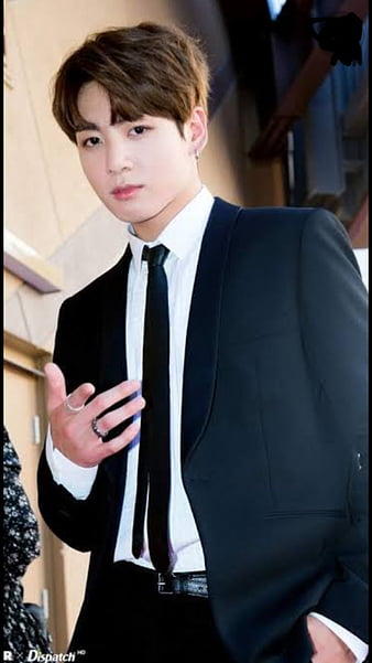 Jungkook, in black suit, jungkook, HD phone wallpaper