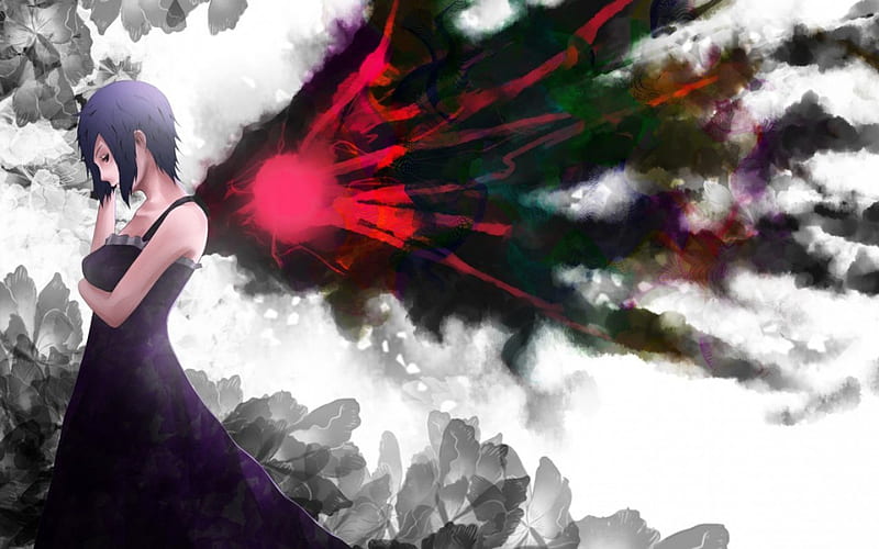 Tokyo Ghoul Fire Wings Girl 4K HD Wallpapers, HD Wallpapers