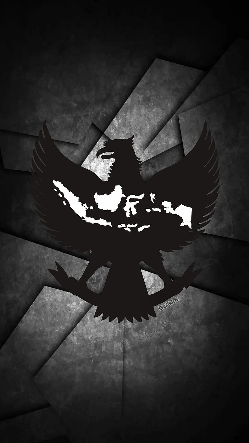 Garuda Indonesia, black, HD phone wallpaper