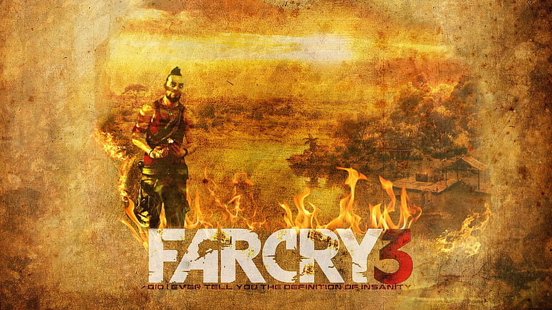 Far Cry 3, Cant think of a fourth, Vaas Montenegro, 3, Fire, HD wallpaper