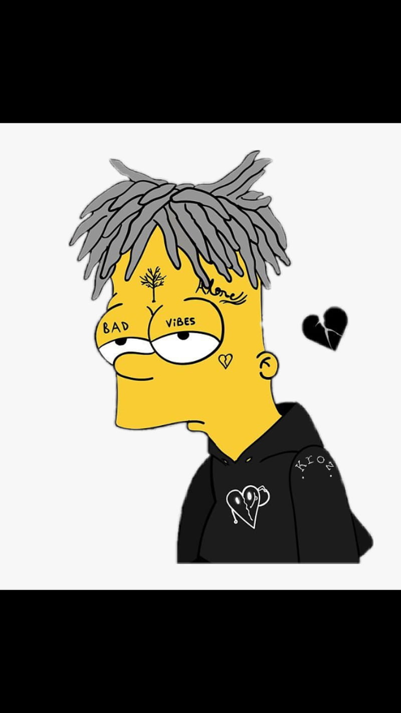 Sad Bart, love, symbol, HD phone wallpaper