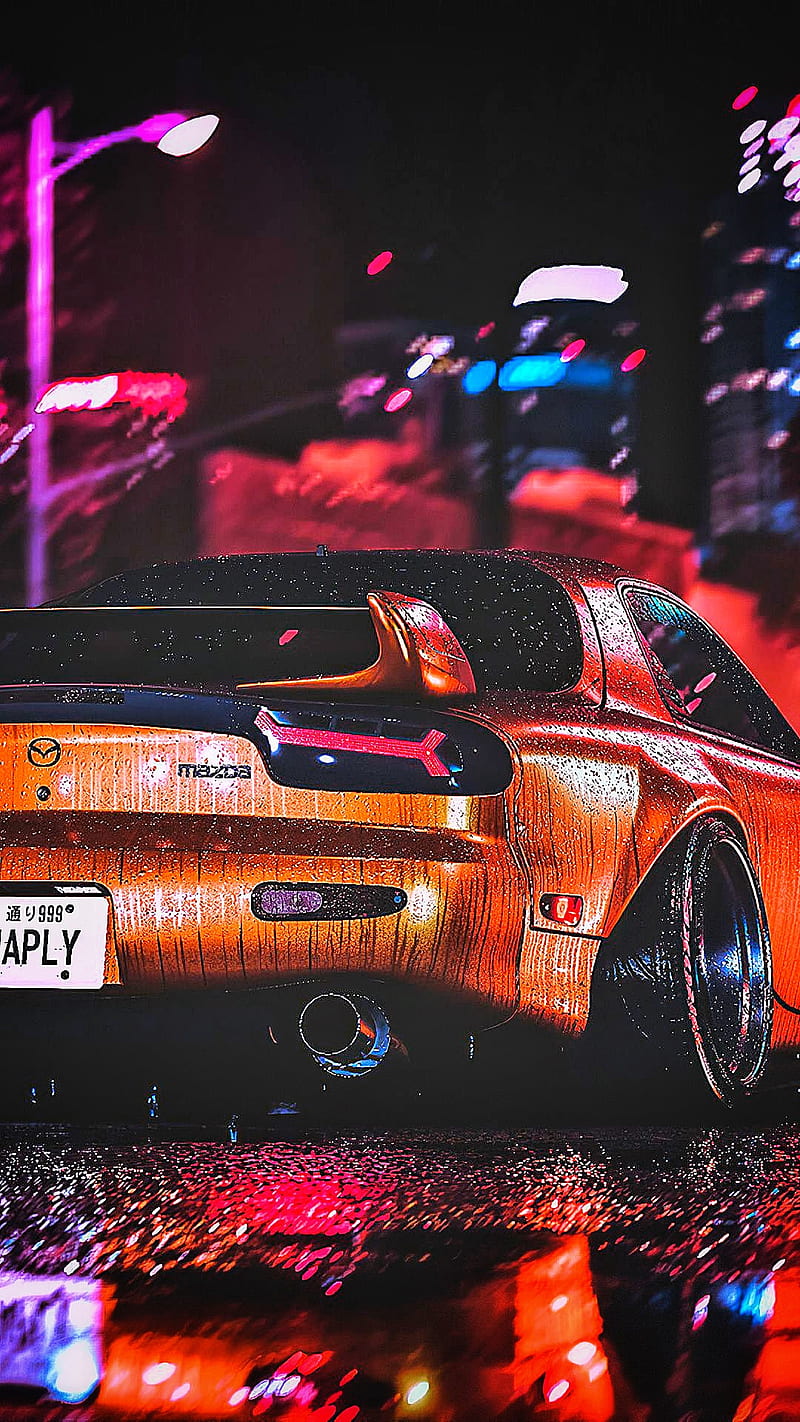 2560x1440 Red Mazda Rx7 On Streets K4 1440P Resolution  Backgrounds and  jdm rx7 HD wallpaper  Pxfuel