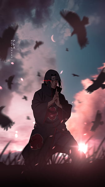 Uchiha Itachi, akatsuki, anime aesthetic, boruto kawaki, madara, naruto uzumaki, obito, sasuke, sharingan, silhouette, sunset aesthetic, HD phone wallpaper