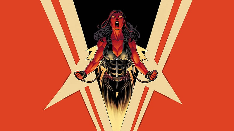 Marvel Red She-Hulk, HD wallpaper