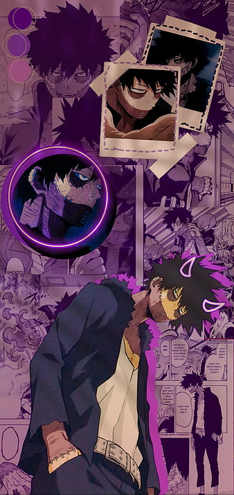 Dabi, aesthetic, aesthetic , anime, bnha, My hell Akademia, mha, my hero academia, purple, HD phone wallpaper