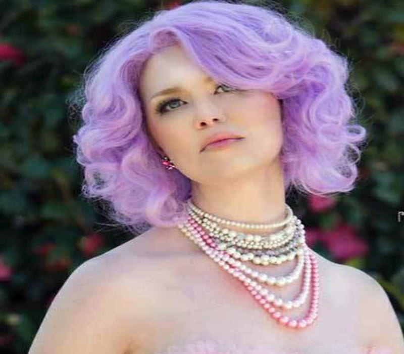 Purple Hair, Purple, Make Up, Female, Har, Models, Jewelry, HD wallpaper |  Peakpx