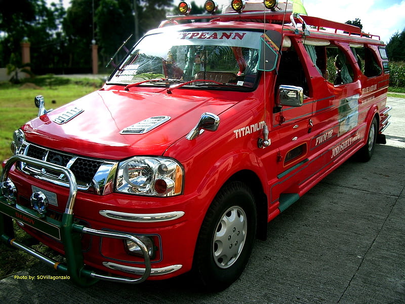 Modern Car-Jeepneys in the Philippines, carros, public utility, transportation, jeepney, HD wallpaper