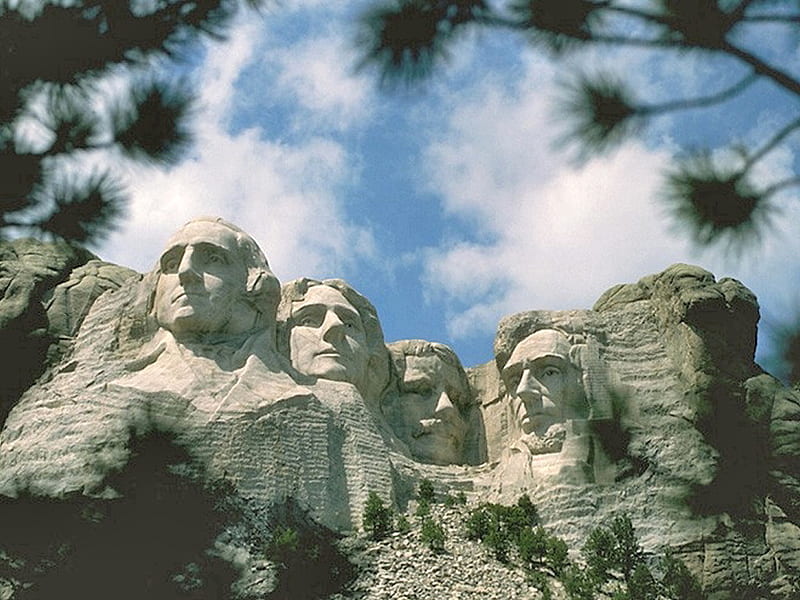 Mount Rushmore 1, mountain, graphy, usa, national monument, america, south dakota, HD wallpaper