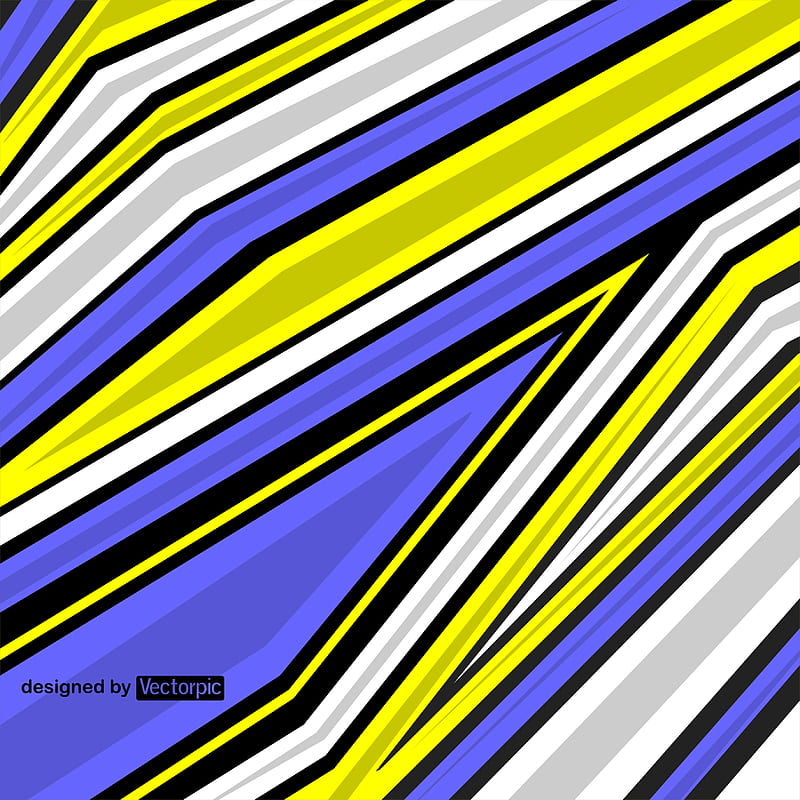 Abstract racing stripes backgrounds with blue, white and yellow color  vector, HD phone wallpaper | Peakpx
