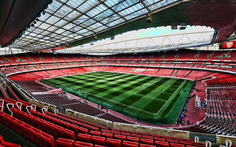 Emirates Stadium, Arsenal Stadium, R, London, England, soccer, football stadium, Arsenal FC, english stadium, HD wallpaper