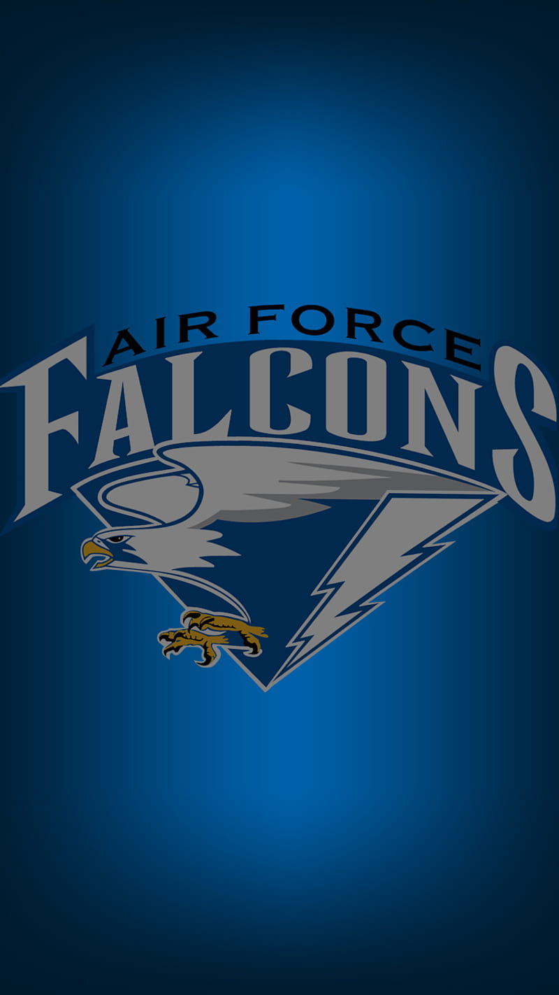 Air Force Falcons, academy, blue, cadets, colorado, falcon, gyrfalcon, military, mountain west, silver, usaf, HD phone wallpaper