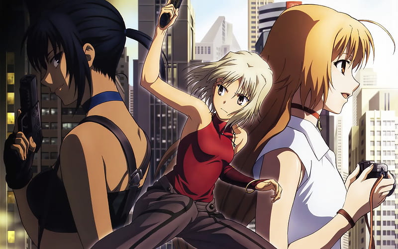 canaan, maria, guns, amazing, alphard, action, anime, awesome, HD wallpaper
