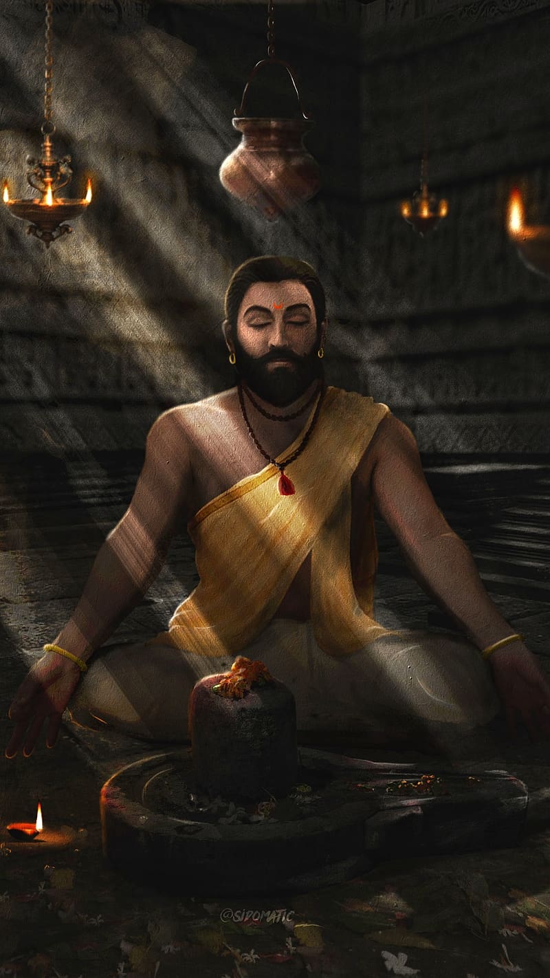 Shivaji Maharaj Dhyan Of ShivaJi, shivaji maharaj , dhyan, shiv ji, king, HD phone wallpaper