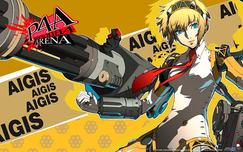 Persona 3 (aigis), aigis, person, cool, anime, robot, HD wallpaper