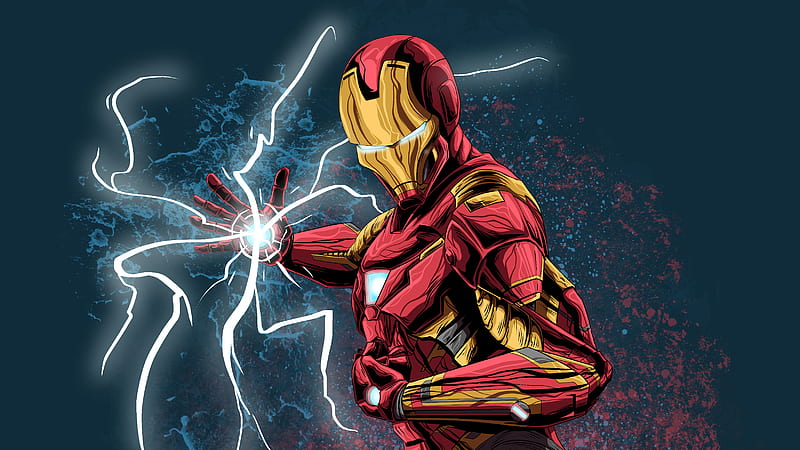 Fanart Of Iron Man , iron-man, superheroes, artist, artwork, digital-art, behance, HD wallpaper