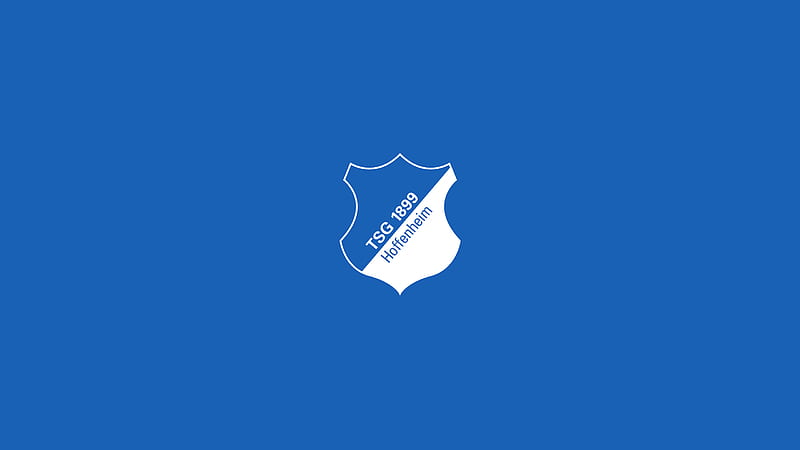 Emblem Logo Soccer TSG 1899 Hoffenheim, HD wallpaper