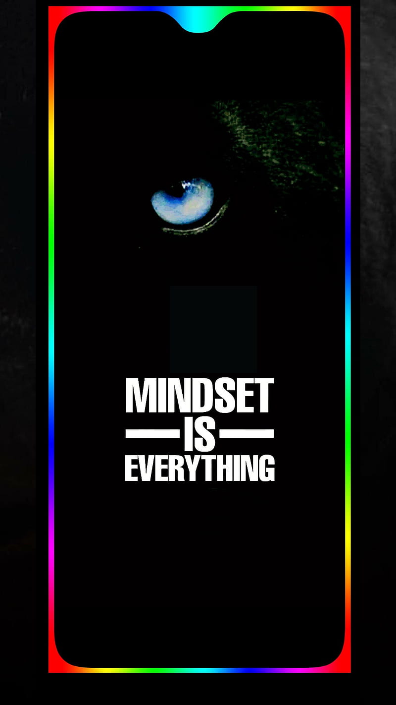 Mindset Oneplus 6t, business, success, dark, notch, multicolor, entrepreneur, HD phone wallpaper